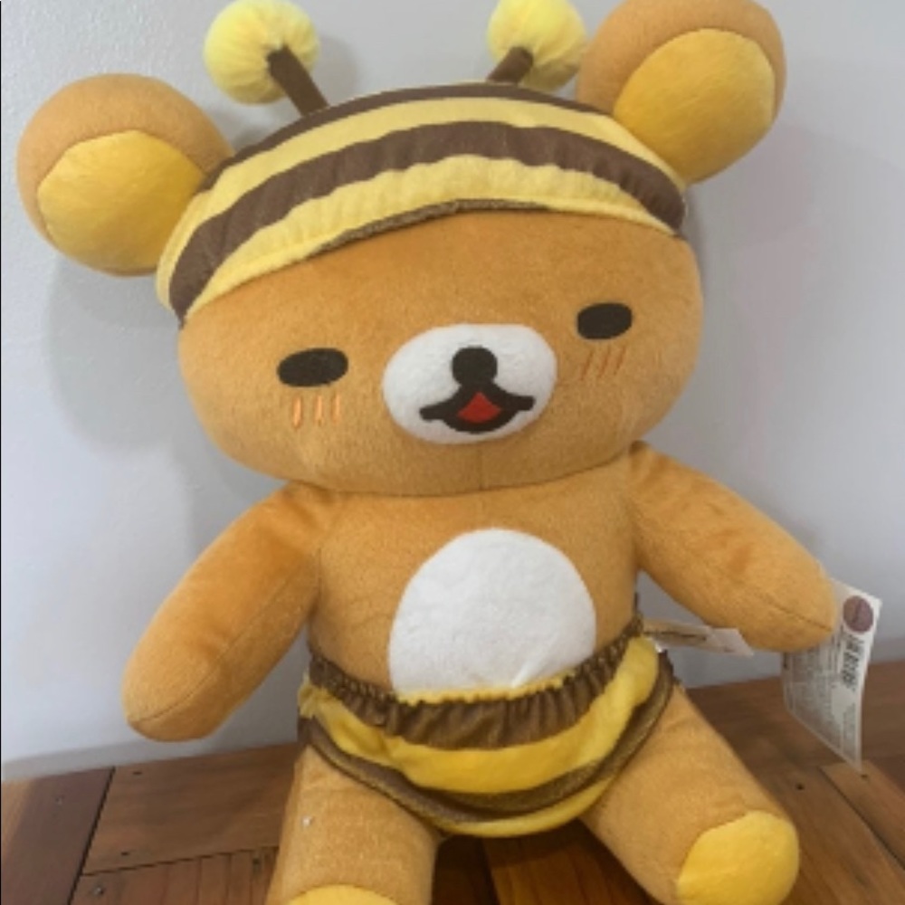 Rilakkuma honey bear plushie
